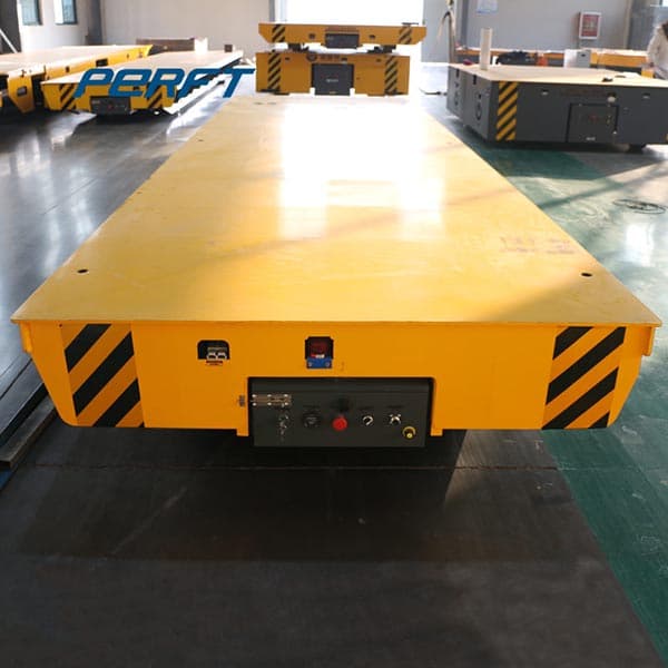 10 ton battery operated transfer trolley with tilting deck